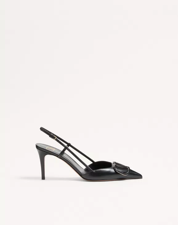 Valentino Vlogo Signature Calfskin Slingback Pump 80 Mm / 3.15 In. - Image 1